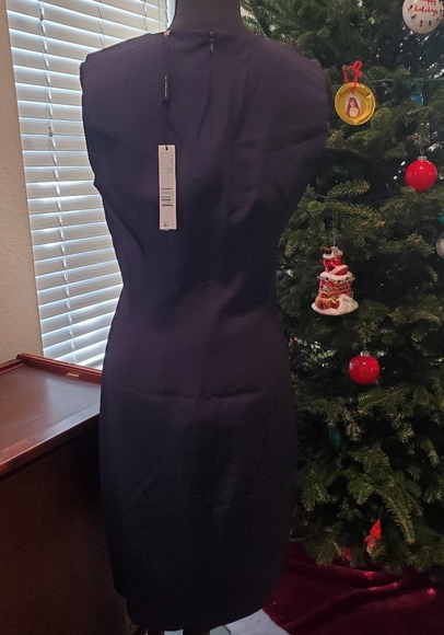 NWT ELIE TAHARI GWENETH SLEEVELESS SHEATH DRESS - Picture 2 of 7